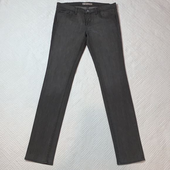 J Brand Pencil Leg Denim Jeans, Gray, Size 30 - Picture 15 of 16
